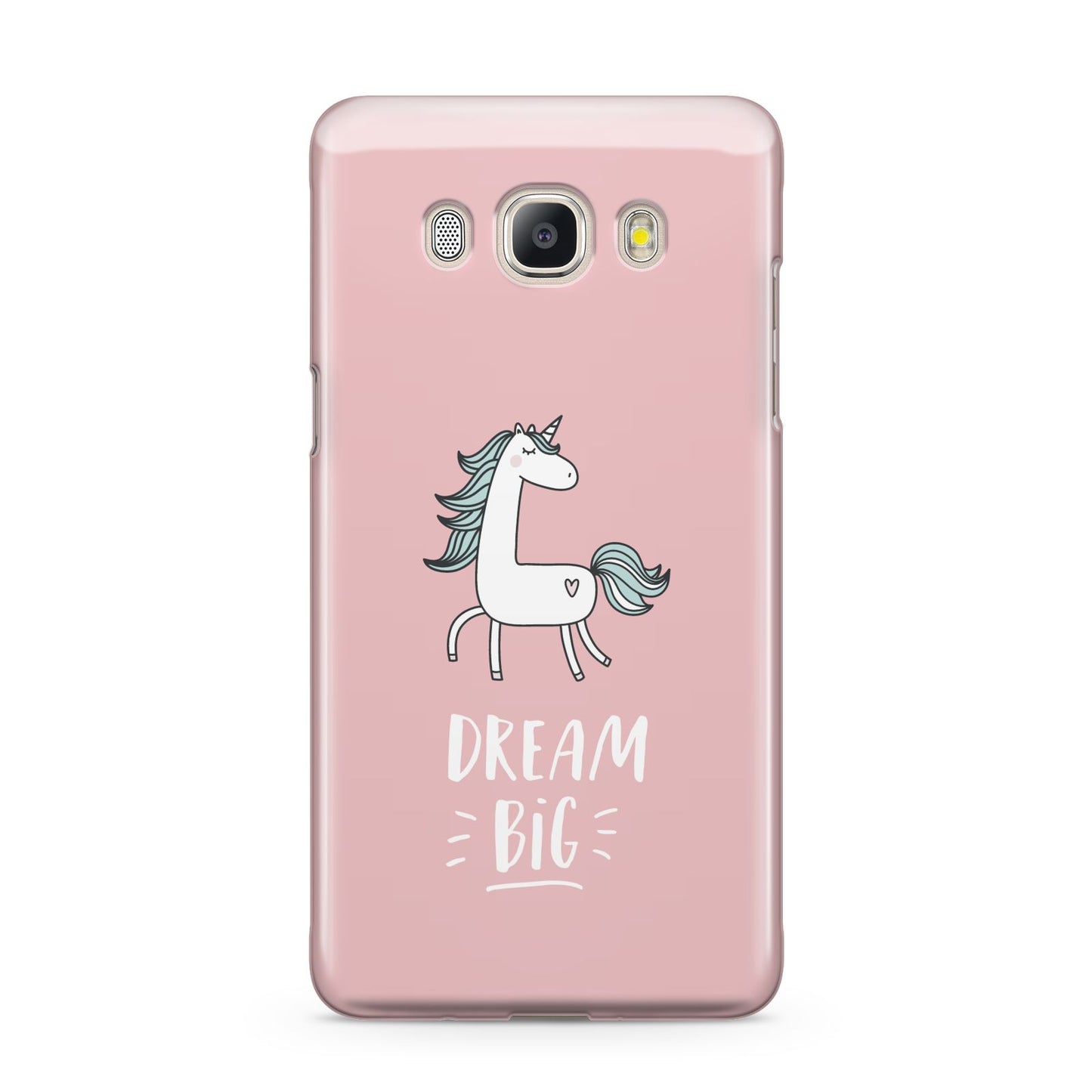 Unicorn Print Dream Big Samsung Galaxy J5 2016 Case