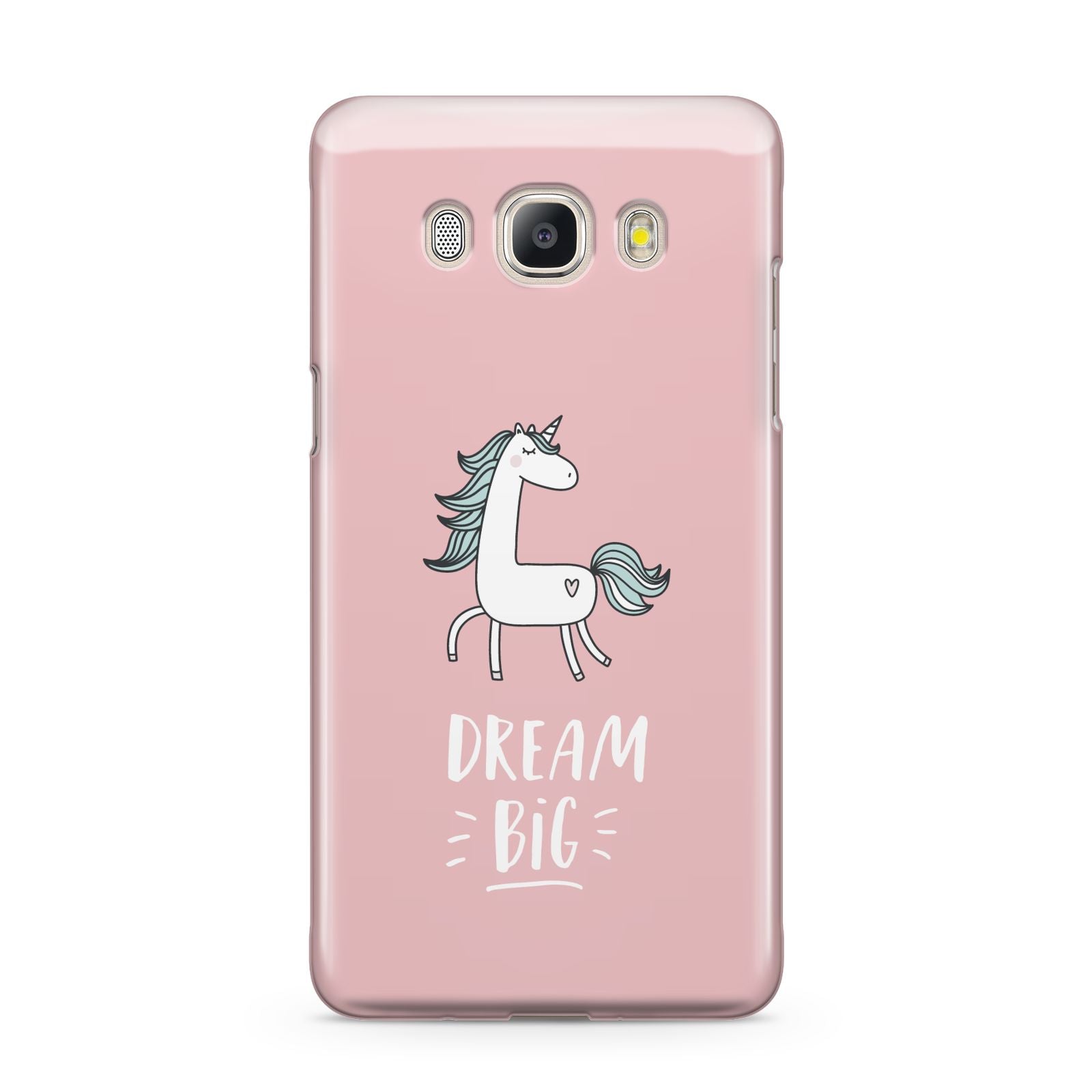 Unicorn Print Dream Big Samsung Galaxy J5 2016 Case