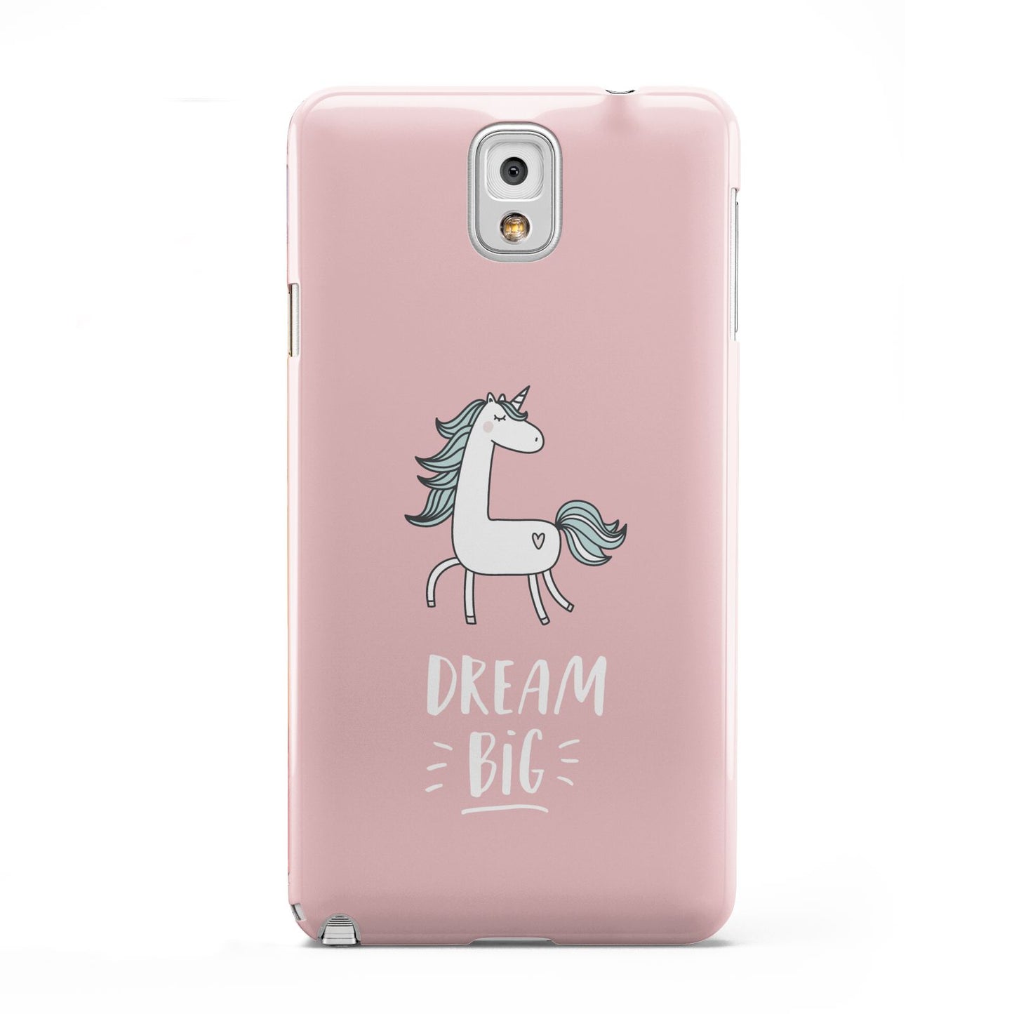 Unicorn Print Dream Big Samsung Galaxy Note 3 Case