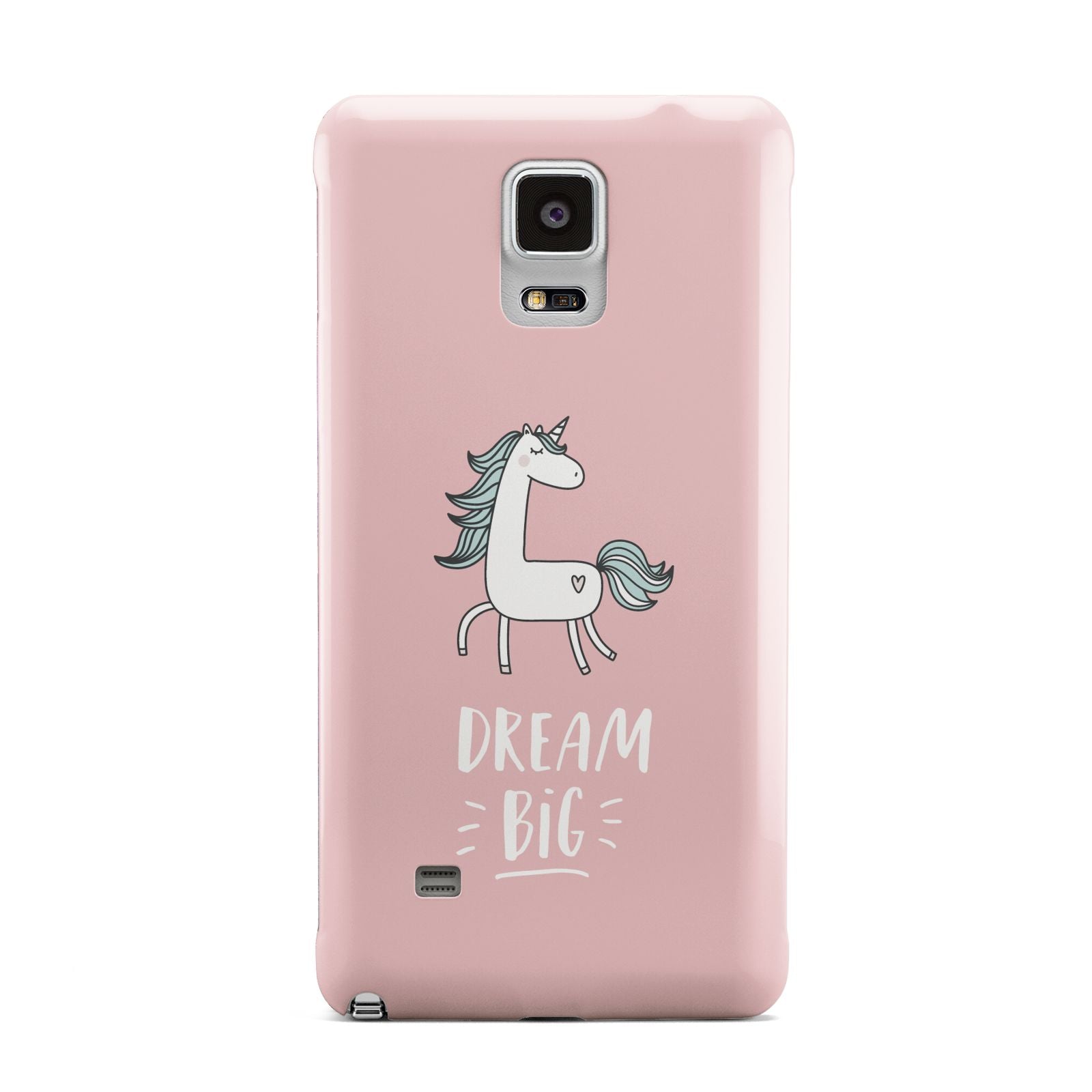 Unicorn Print Dream Big Samsung Galaxy Note 4 Case