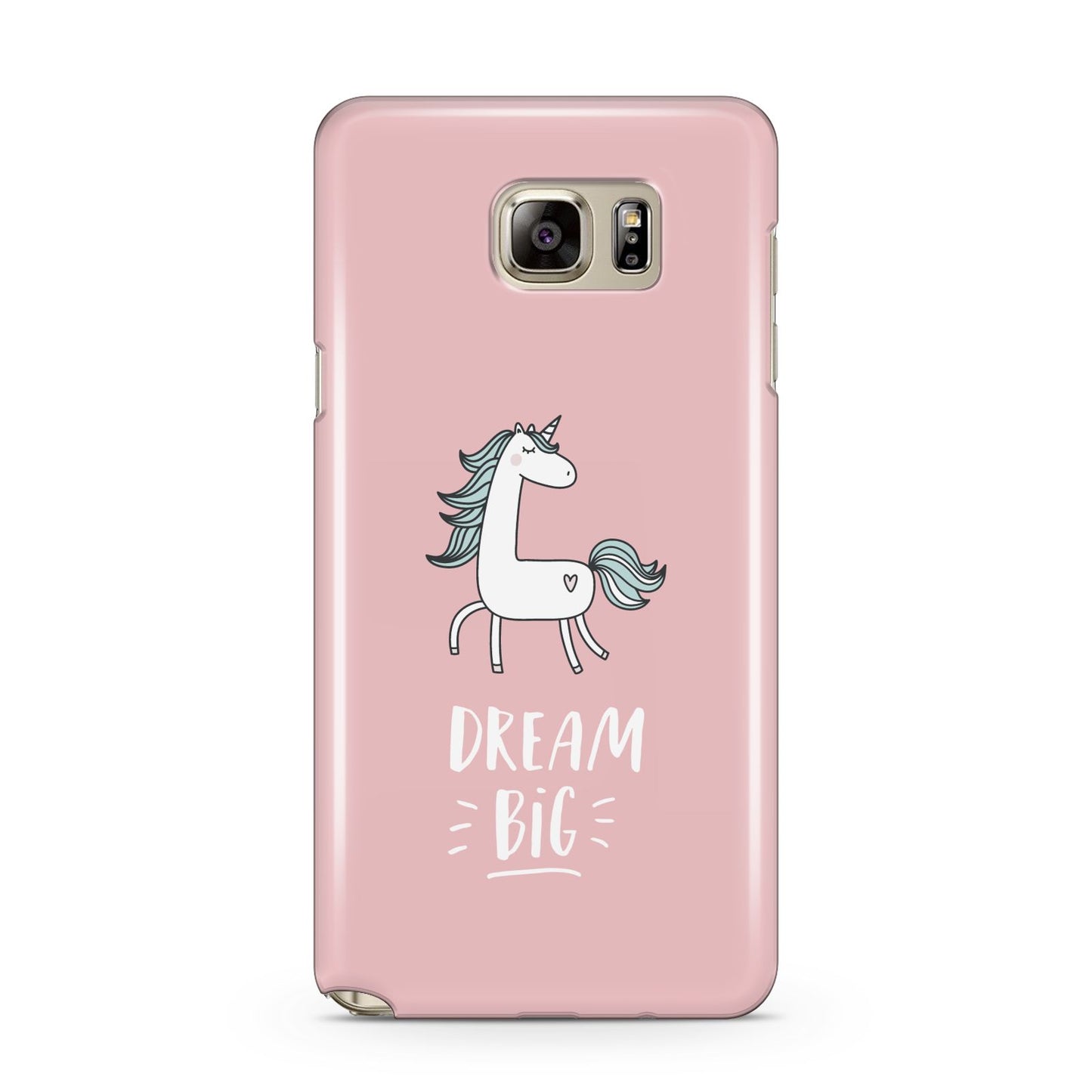 Unicorn Print Dream Big Samsung Galaxy Note 5 Case