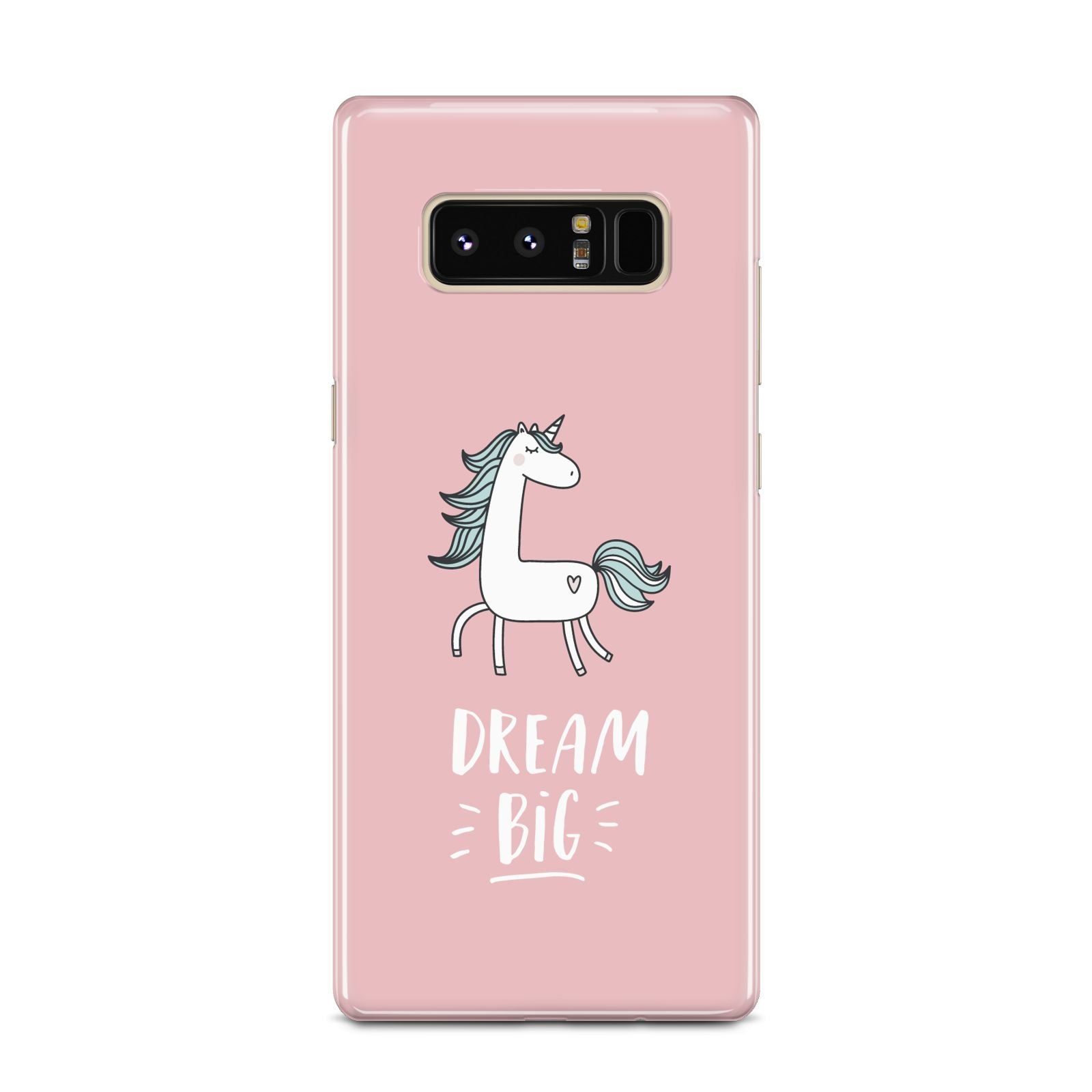 Unicorn Print Dream Big Samsung Galaxy Note 8 Case