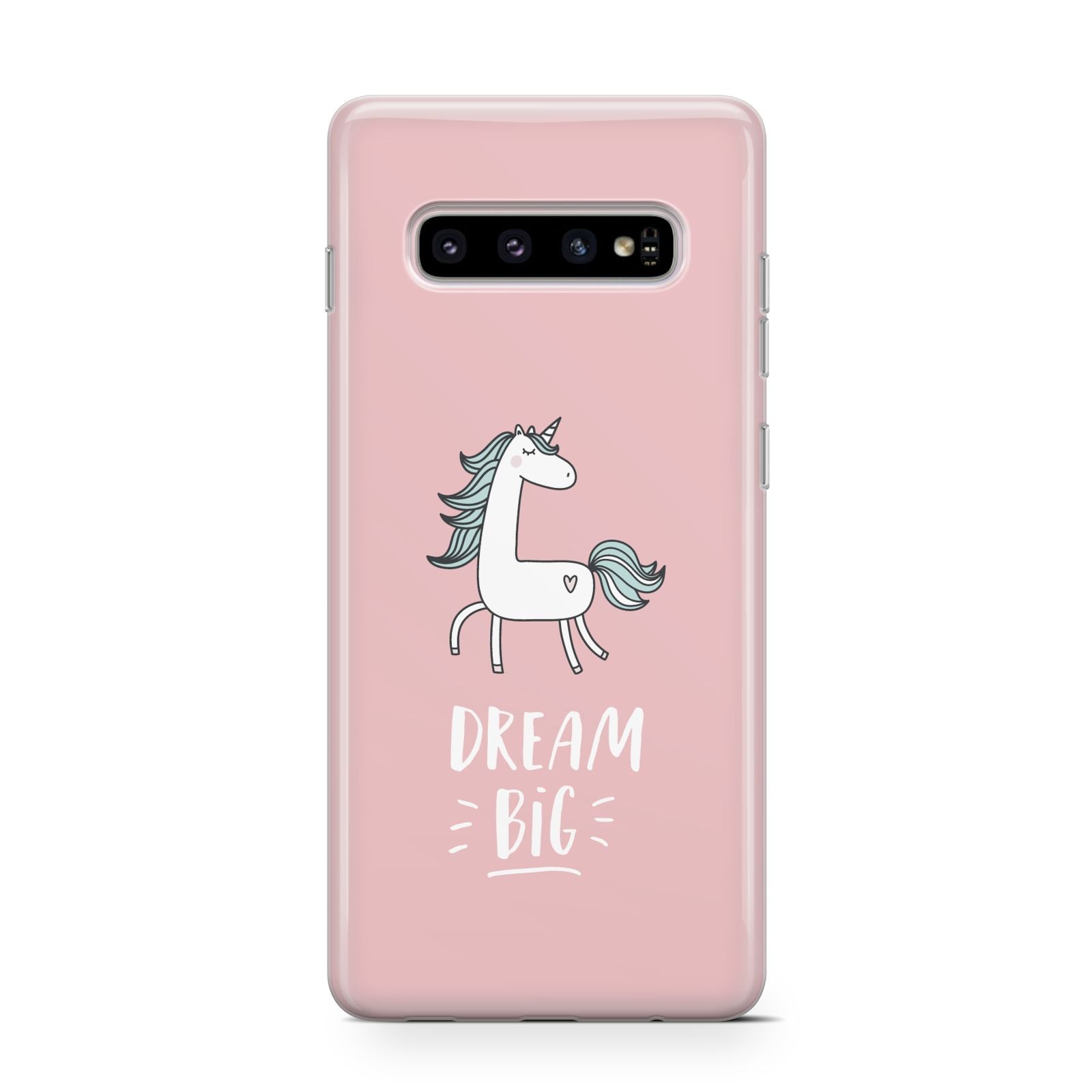 Unicorn Print Dream Big Samsung Galaxy S10 Case