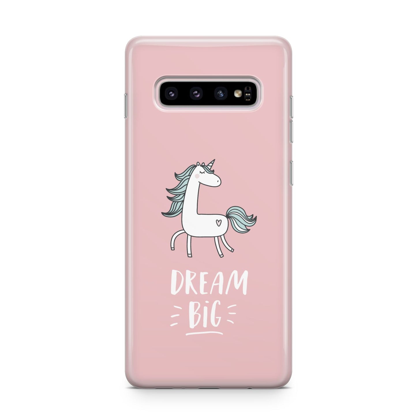 Unicorn Print Dream Big Samsung Galaxy S10 Plus Case
