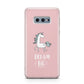 Unicorn Print Dream Big Samsung Galaxy S10E Case