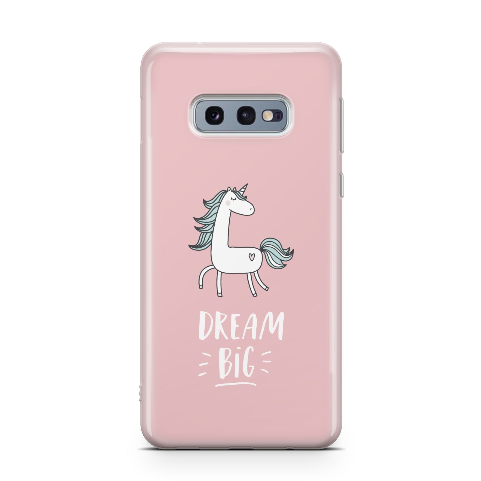 Unicorn Print Dream Big Samsung Galaxy S10E Case