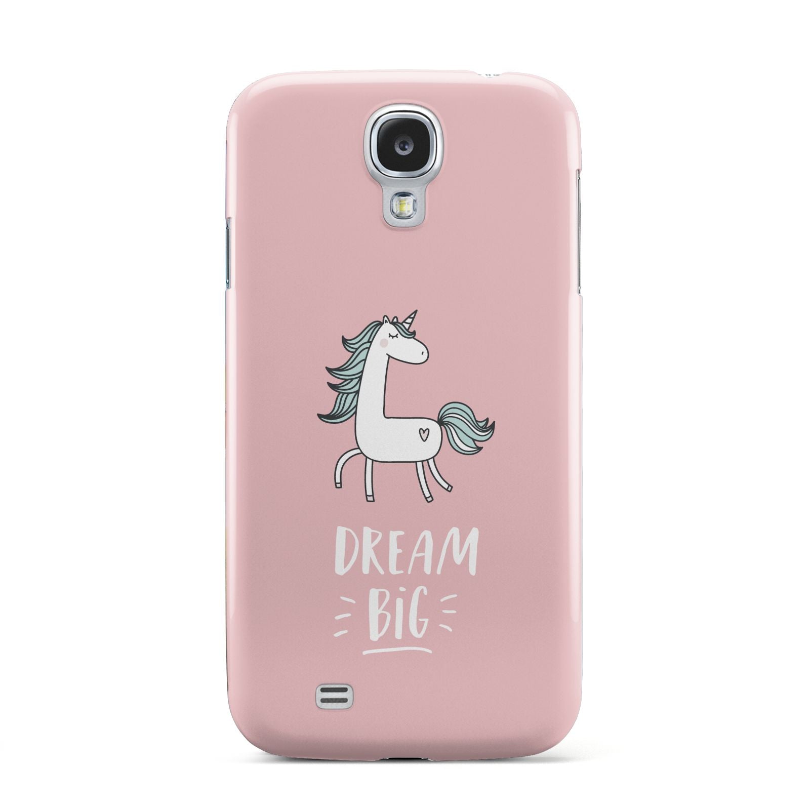 Unicorn Print Dream Big Samsung Galaxy S4 Case
