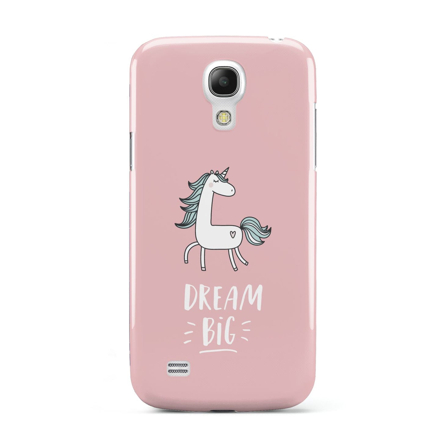 Unicorn Print Dream Big Samsung Galaxy S4 Mini Case
