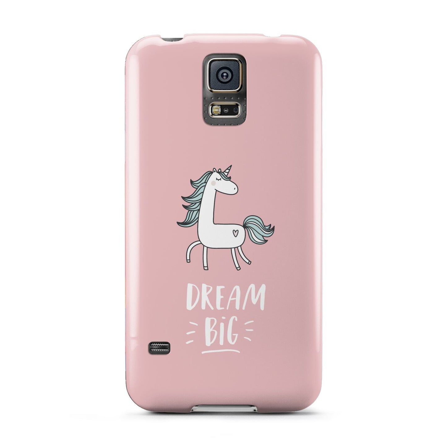 Unicorn Print Dream Big Samsung Galaxy S5 Case