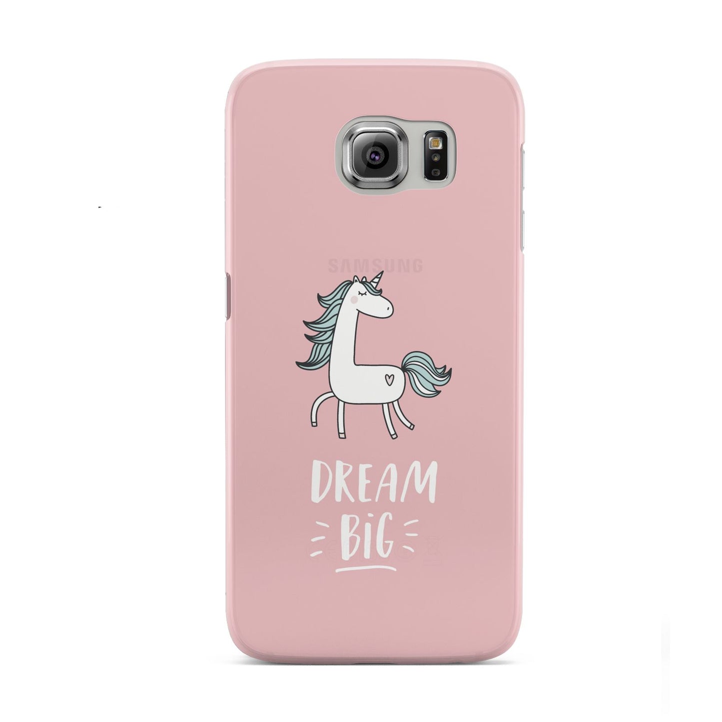 Unicorn Print Dream Big Samsung Galaxy S6 Case