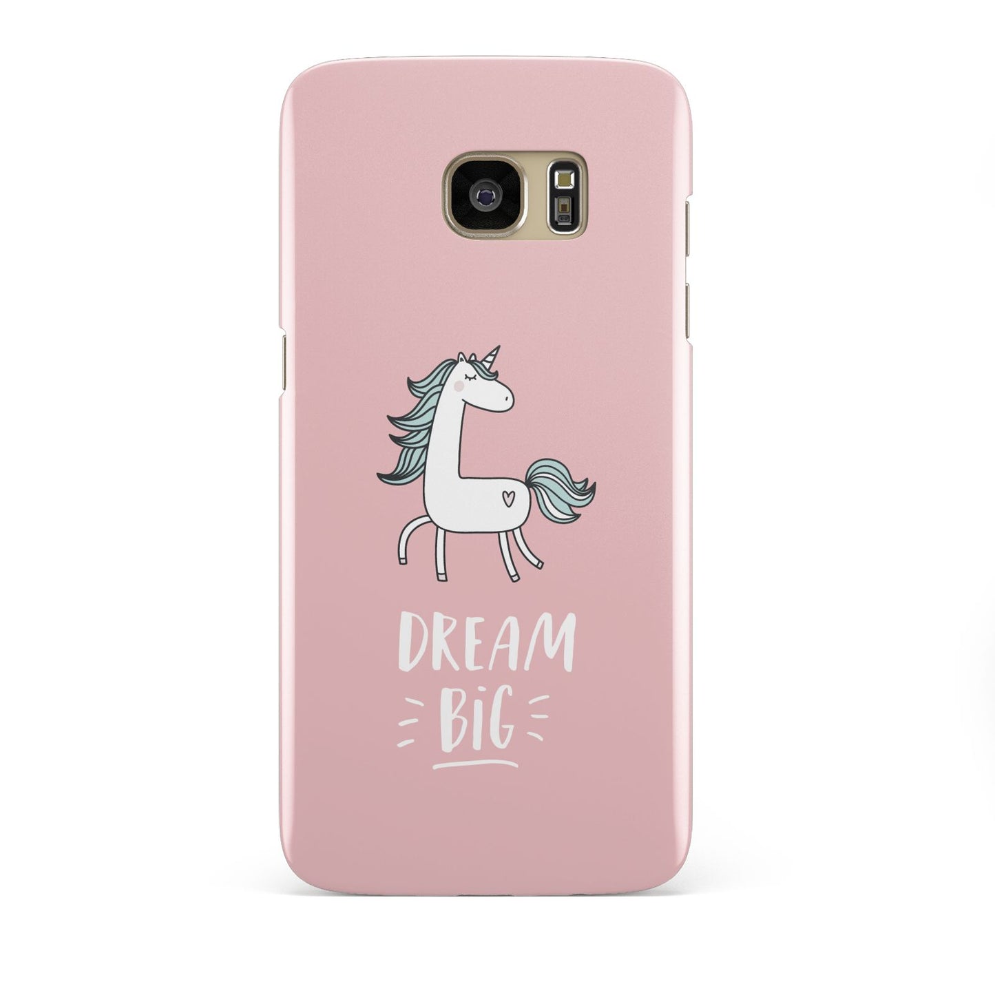 Unicorn Print Dream Big Samsung Galaxy S7 Edge Case