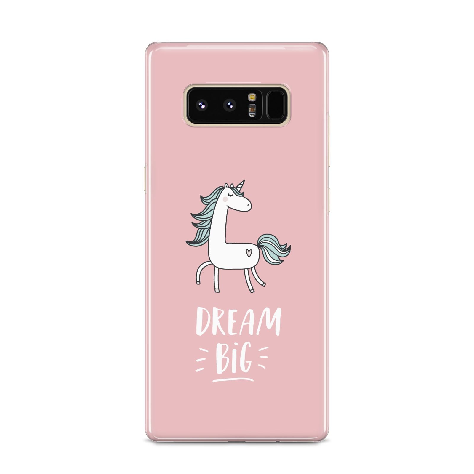 Unicorn Print Dream Big Samsung Galaxy S8 Case