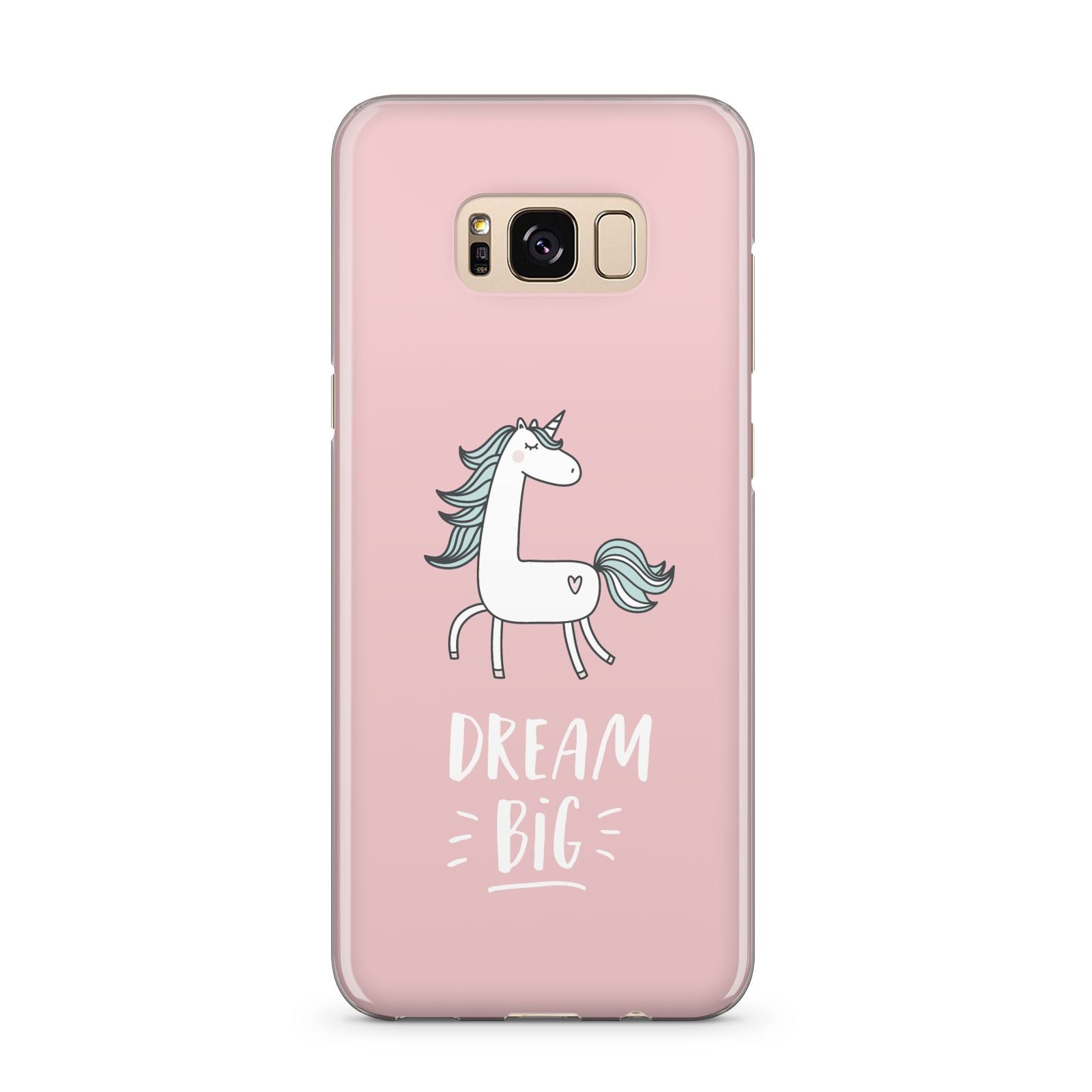 Unicorn Print Dream Big Samsung Galaxy S8 Plus Case