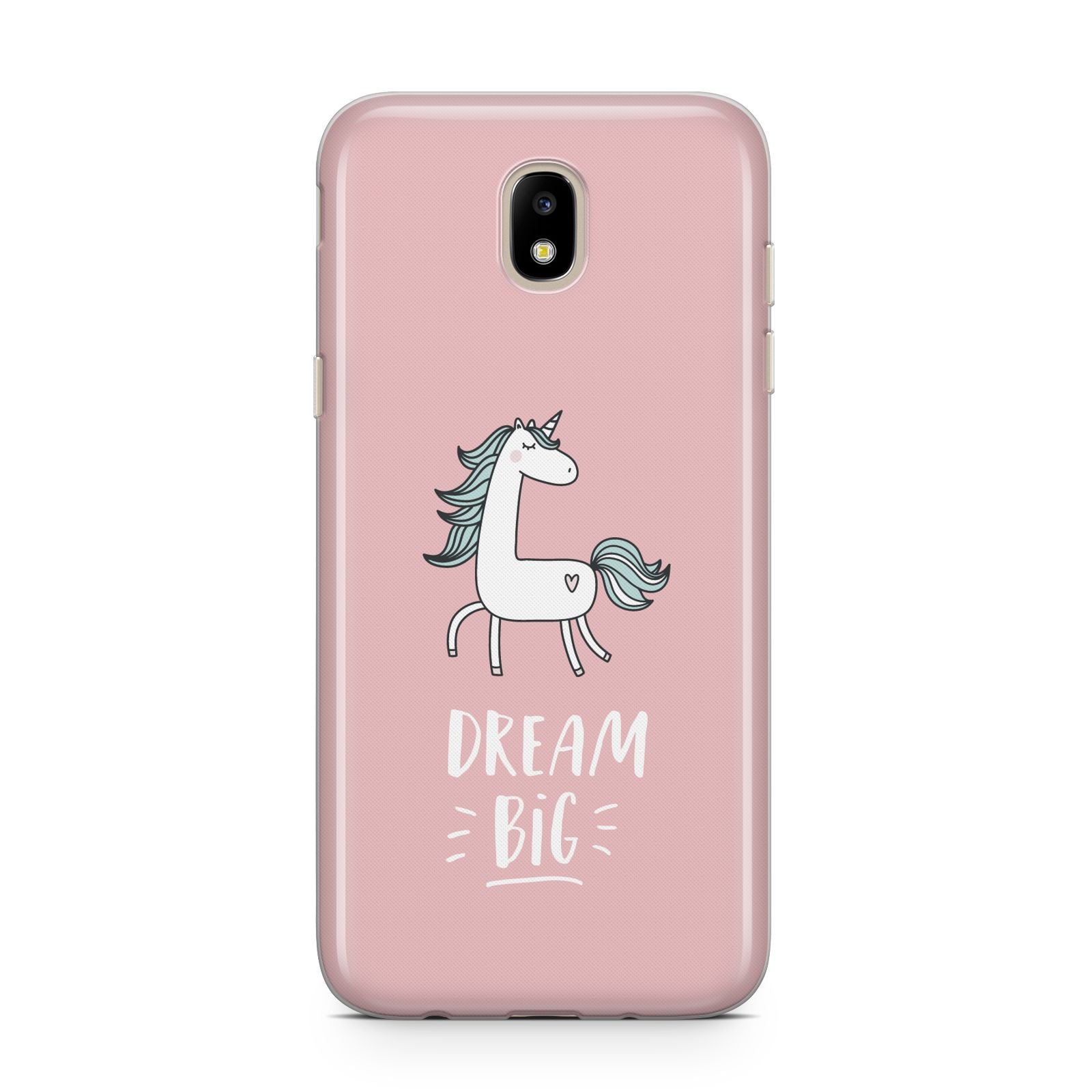 Unicorn Print Dream Big Samsung J5 2017 Case
