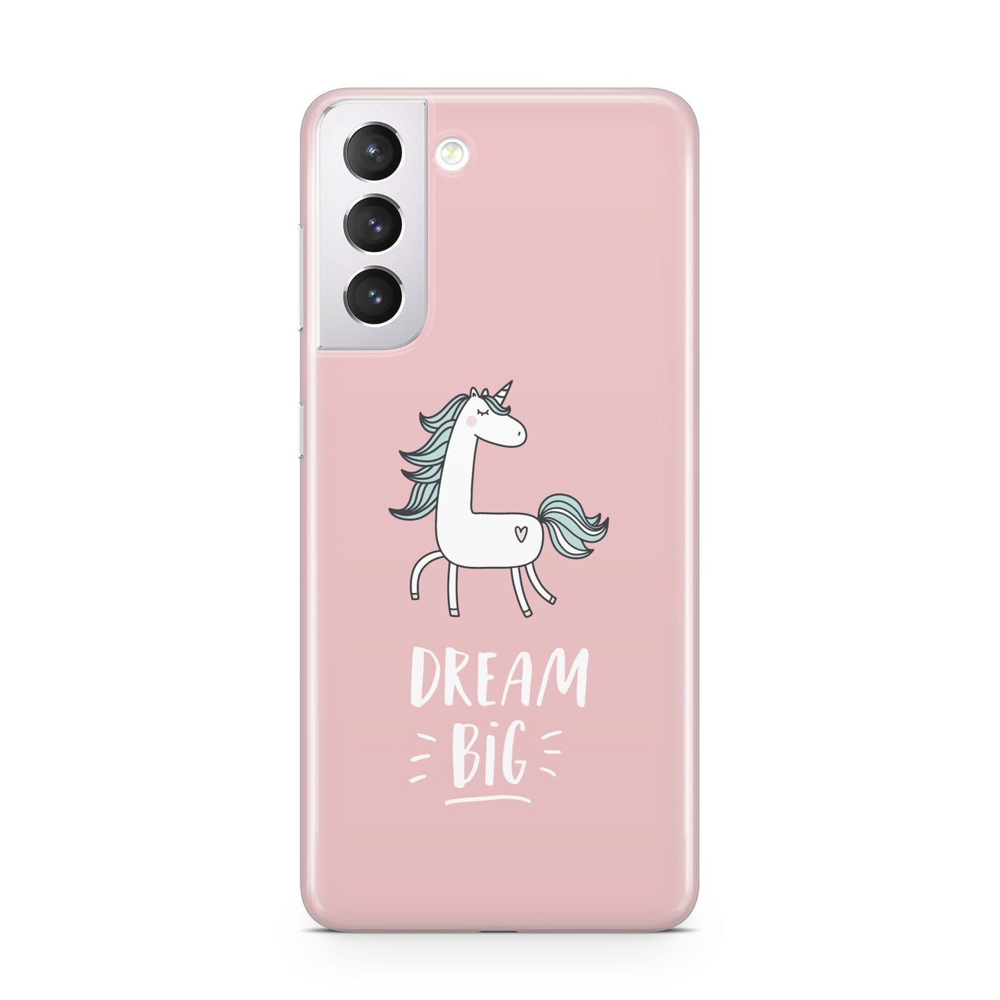 Unicorn Print Dream Big Samsung S21 Case