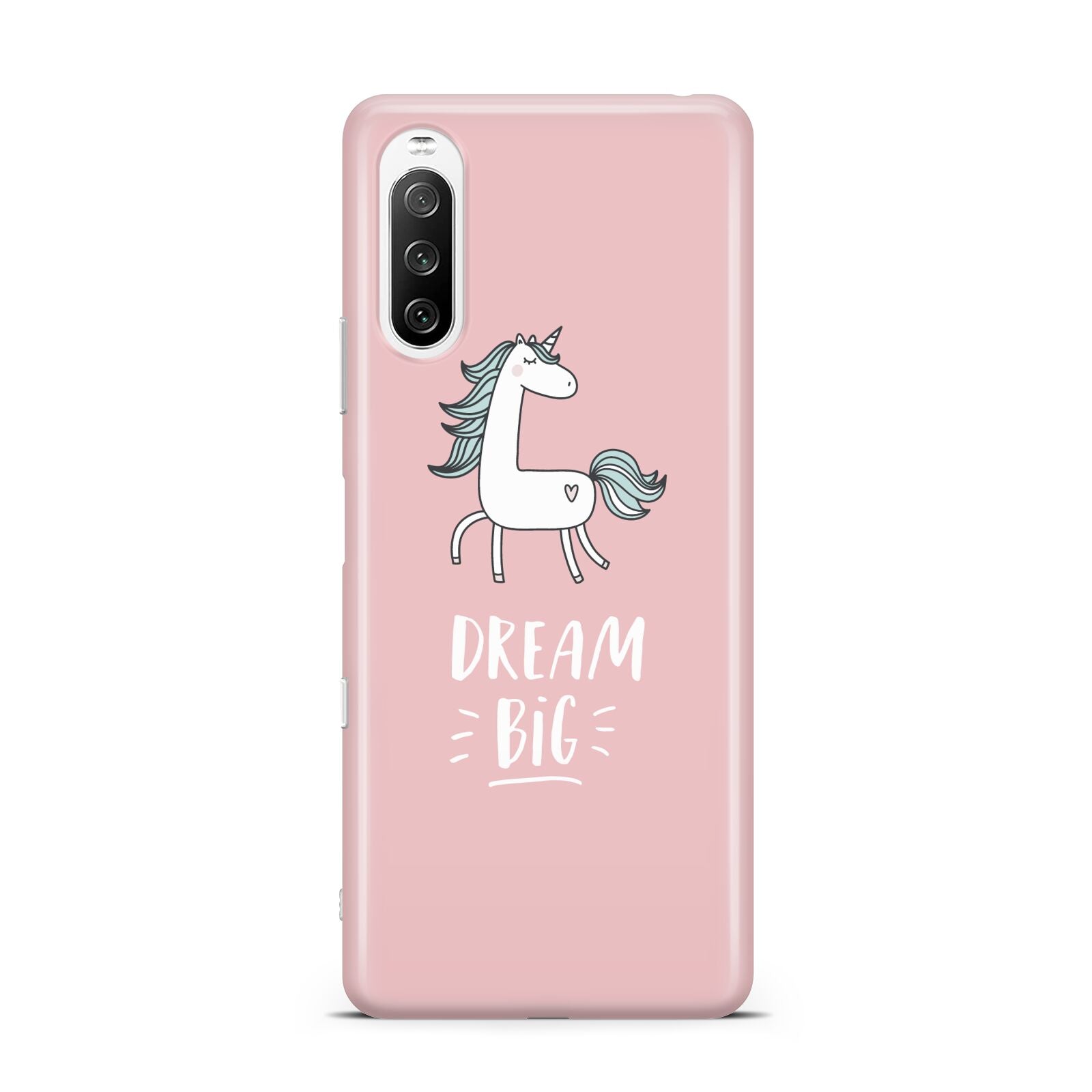 Unicorn Print Dream Big Sony Xperia 10 III Case
