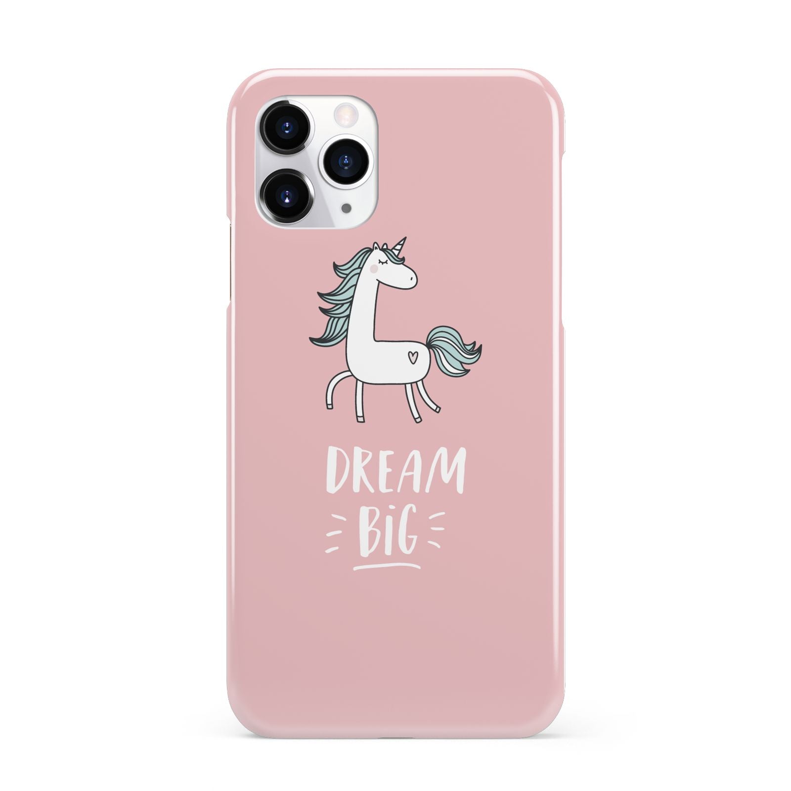 Unicorn Print Dream Big iPhone 11 Pro 3D Snap Case