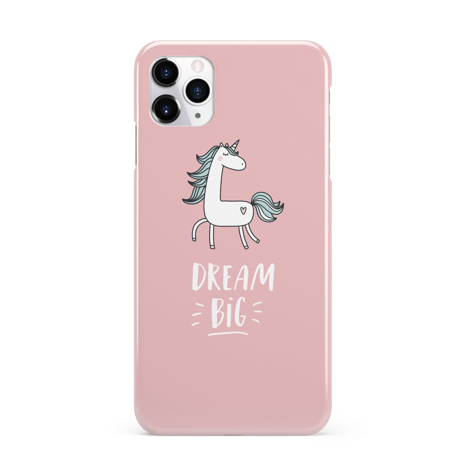 Unicorn Print Dream Big iPhone 11 Pro Max 3D Snap Case