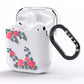 Valentine Floral AirPods Clear Case Side Image