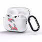 Valentine Floral AirPods Pro Clear Case Side Image