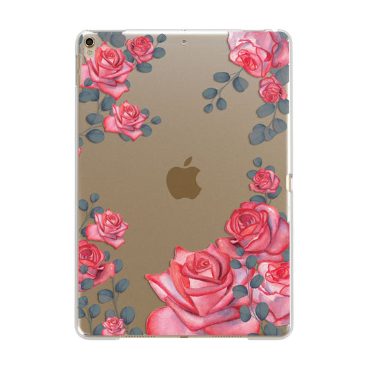 Valentine Floral Apple iPad Gold Case