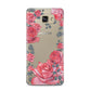 Valentine Floral Samsung Galaxy A5 2016 Case on gold phone