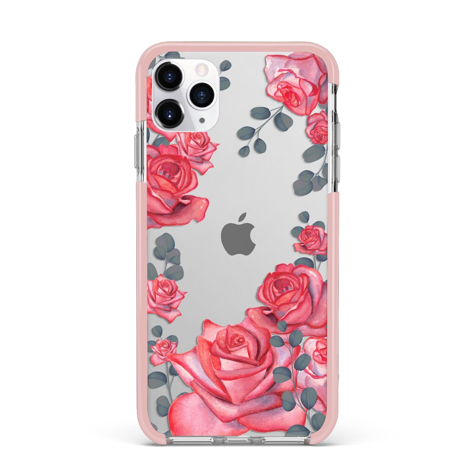 Valentine Floral iPhone 11 Pro Max Impact Pink Edge Case