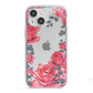 Valentine Floral iPhone 13 Mini TPU Impact Case with White Edges