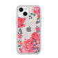 Valentine Floral iPhone 14 Glitter Tough Case Starlight
