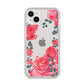 Valentine Floral iPhone 14 Plus Clear Tough Case Starlight