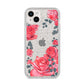 Valentine Floral iPhone 14 Plus Glitter Tough Case Starlight