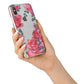 Valentine Floral iPhone X Bumper Case on Silver iPhone Alternative Image 2