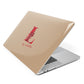 Valentine Monogram Apple MacBook Case Side View