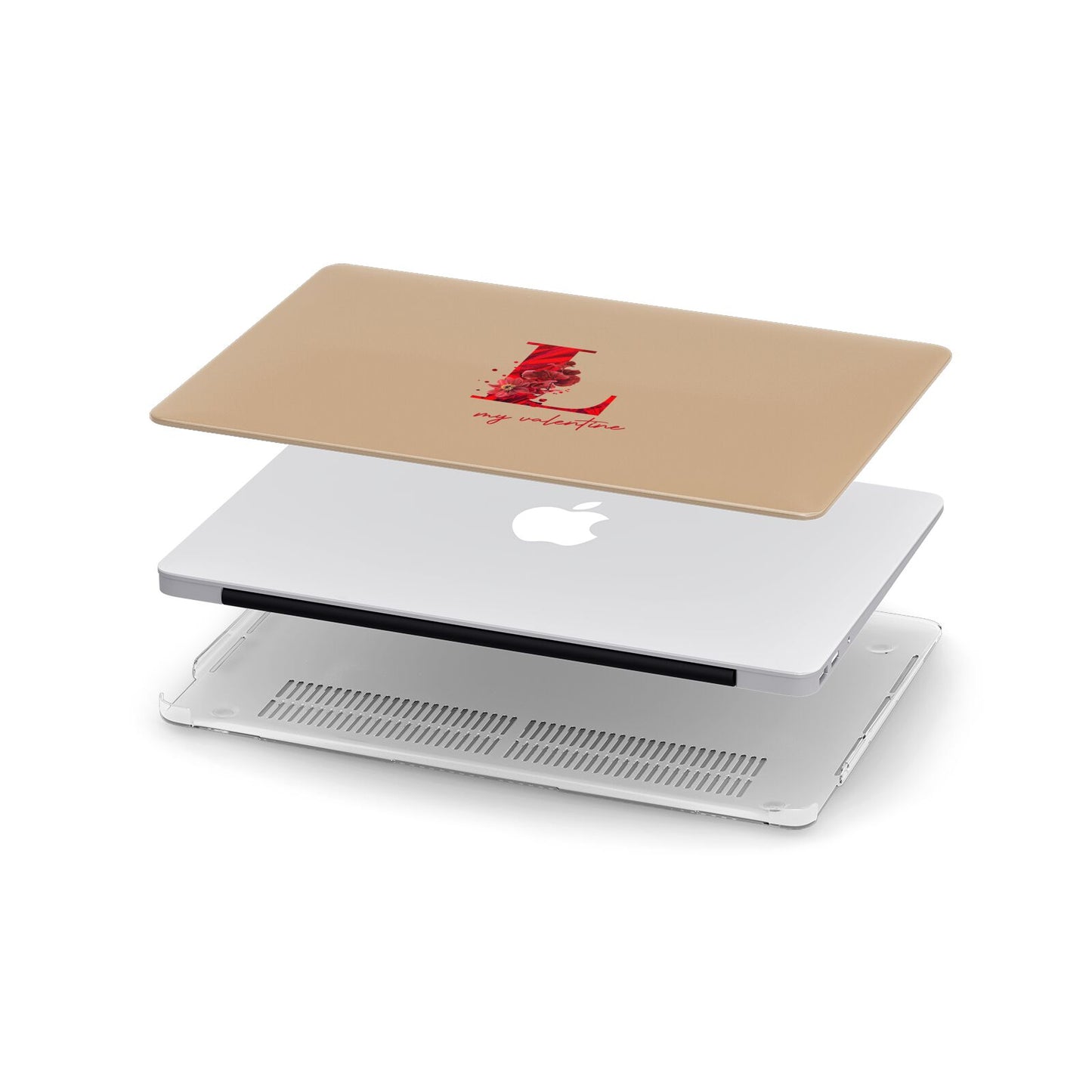 Valentine Monogram Apple MacBook Case in Detail