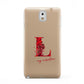 Valentine Monogram Samsung Galaxy Note 3 Case