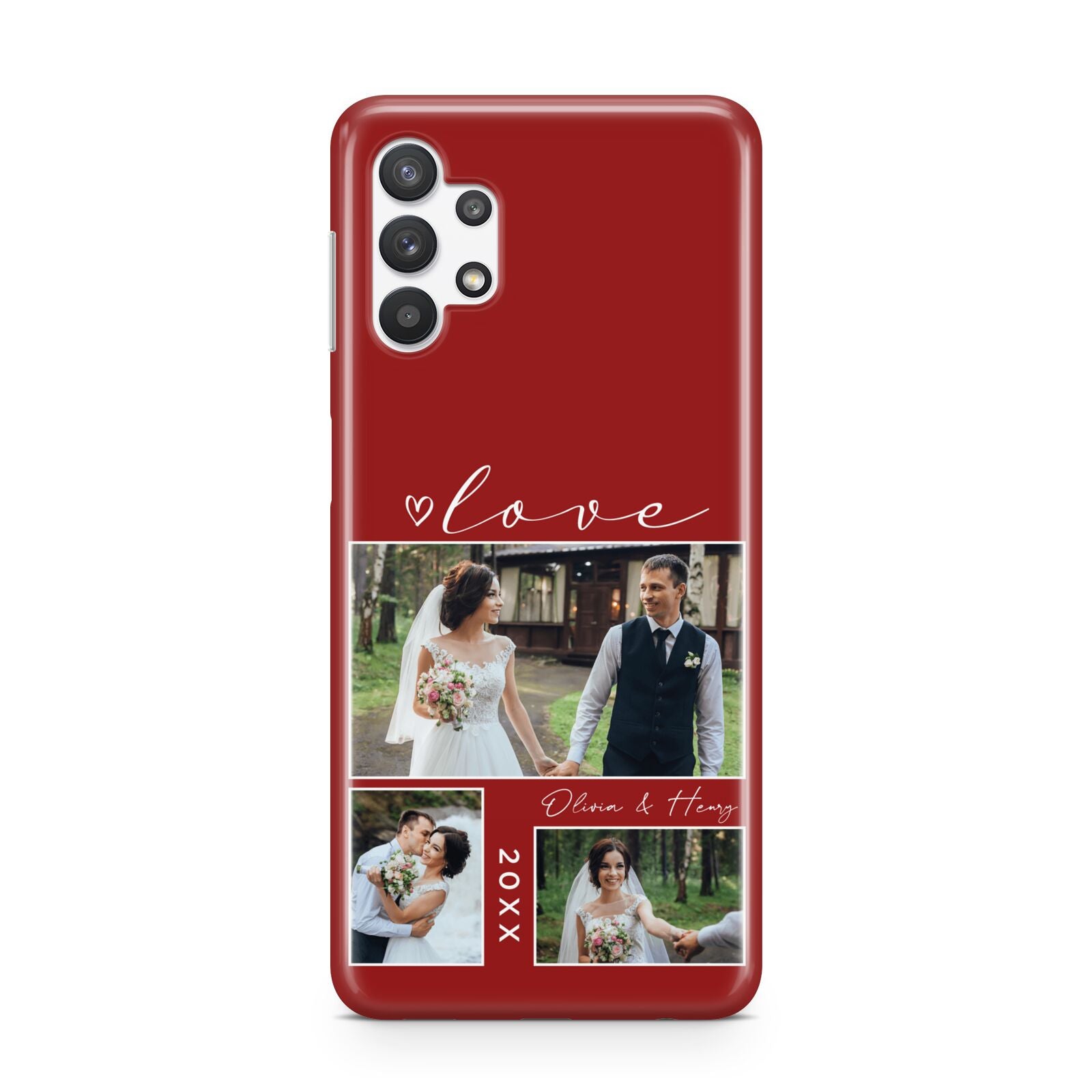 Valentine Wedding Photo Personalised Samsung A32 5G Case