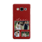 Valentine Wedding Photo Personalised Samsung Galaxy A5 Case