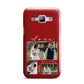 Valentine Wedding Photo Personalised Samsung Galaxy J1 2015 Case
