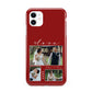 Valentine Wedding Photo Personalised iPhone 11 3D Tough Case