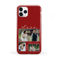 Valentine Wedding Photo Personalised iPhone 11 Pro 3D Tough Case