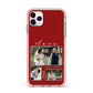 Valentine Wedding Photo Personalised iPhone 11 Pro Max Impact Pink Edge Case