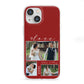 Valentine Wedding Photo Personalised iPhone 13 Mini Clear Bumper Case