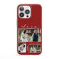 Valentine Wedding Photo Personalised iPhone 13 Pro Clear Bumper Case