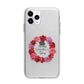 Valentine Wreath Apple iPhone 11 Pro in Silver with Bumper Case