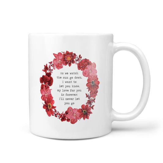 Valentine Wreath Quote 10oz Mug