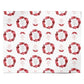 Valentine Wreath Quote Personalised Wrapping Paper Alternative