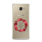 Valentine Wreath Quote Samsung Galaxy A3 2016 Case on gold phone
