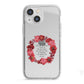 Valentine Wreath Quote iPhone 13 Mini TPU Impact Case with White Edges