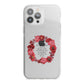 Valentine Wreath Quote iPhone 13 Pro Max TPU Impact Case with White Edges