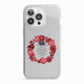 Valentine Wreath Quote iPhone 13 Pro TPU Impact Case with White Edges